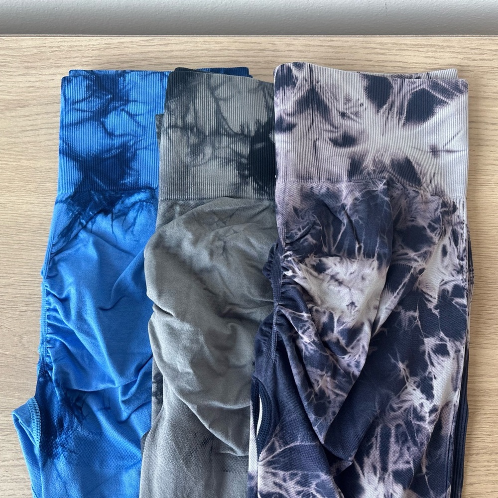 Stylish Tie-Dye Leggings Set (3)